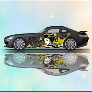 Custom Geisha Livery Racing Side Wrap; JDM Inspired Geisha Custom Decal Side - Picture 1 of 1