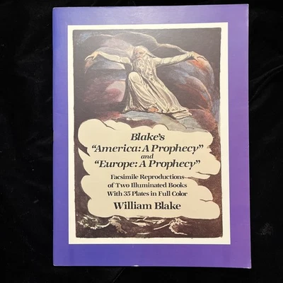Blake's America, a Prophecy and Europe, a Prophecy Facsimile Reproductions Book - Image 1 of 4