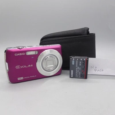 Casio Digital Camera Exilim EX-Z35 12.1MP Pink Tested *Read* - Image 1 of 4