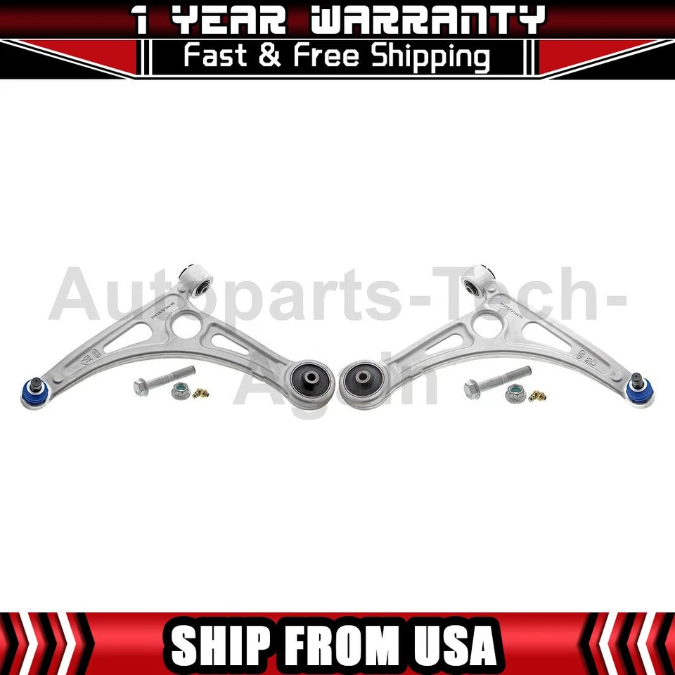 2 braços de controle inferiores dianteiros Mevotech com junta esférica compatível com Hyundai Sonata 2016-2019 - Imagem 1 de 1