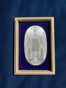 Tenpo Koban Argento Sterling Koban Mint Certified Tenpo Goryo Ban Purity 99,9... - Foto 1 di 5