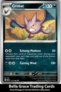 Crobat #112/182 SV04: Paradox Rift Pokemon Uncommon - Picture 1 of 2