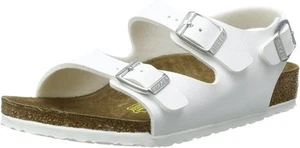 Neu im Karton Birkenstock Kinder Roma Birko Flor Sandale Gr. 8-8,5 K EU 26 schmal weiß - Bild 1 von 12