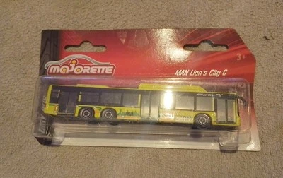 Majorette City Bus MAN Lion’s City C Yellow New & Sealed - Image 1 of 2