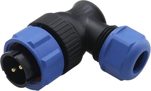 RV 2 Pin Aviation Circular Connector 12V 30A Power Compatible with Bluetti AC200 - Picture 1 of 14
