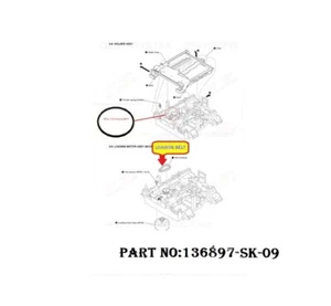 6 x NEW REPLACEMENT BELTS FOR SONY MINI DISC MDS-JB980,JB940,JE780,JE770,JE640 + - Afbeelding 1 van 5
