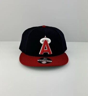 NEW Vtg 90s Anaheim Angels Low Pro Hat Sz 7 1/2 New Era Cooperstown Collection - Image 1 of 4