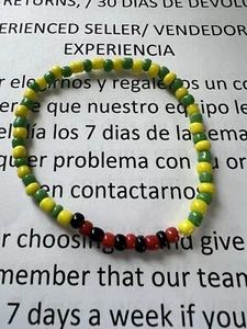 Braccialetti ilde BEATED ORULA-ELEGGUA SANTO fatti a mano/braccialetto religioso Yoruba - Foto 1 di 2