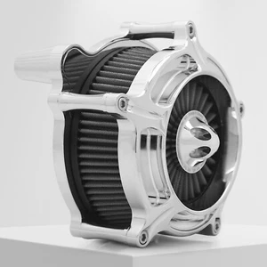 Filtro filtro de aire Clarity cromado para Harley Dyna Softail Touring 2014-2015 - Imagen 1 de 8