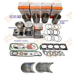 D4BA D4BB Overhaul Rebuild Kit For Hyundai H100 Engine Piston Ring Cylinder Line - Bild 1 von 6