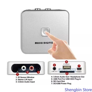 Reproductor y grabadora de audio MP3 USB con ranura para tarjeta SD y control remoto IR - Imagen 1 de 7