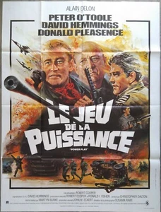 LE JEU DE LA PUISSANCE/POWER PLAY/PLEASANCE/O'TOOLE/HEMMINGS/AFFICHE 120X160 CM - Foto 1 di 1