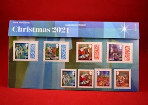 Royal Mail Stamps Presentation Pack Christmas 2021  GB. Free postage. 🎗️ - Picture 1 of 6