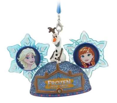 Disney World Frozen Ever After Christmas Ear Hat Ornament NWT WDW Anna Elsa NEW - Image 1 of 2