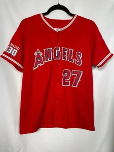 Mike Trout #27 Los Angeles Angels MLB Red SGA Jersey Youth XL - Picture 1 of 13