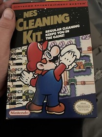 Nintendo NES Original Cleaning Kit In Box Authentic 1991