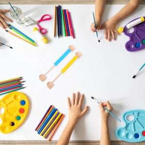 2 Pcs Beschäftigter Vorstand Für Perlen Kindergartenmathematikspielzeug - Bild 1 von 12
