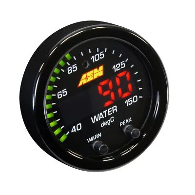 AEM Electronics X Series Oil / Water Temperature Gauge Race Rally - Image 1 of 3