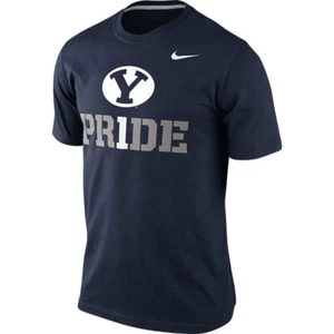 Nike Brigham Young University BYU Cougars Team Pride #1 T-Shirt Navy, Medium NWT - Picture 1 of 2