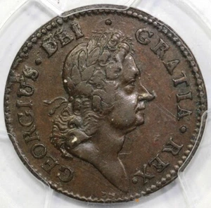 1722 1/2p 4.3-Bc.1 Woods Hibernia Harp Left PCGS AU 53 - Picture 1 of 5