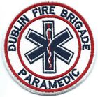 Dublin Fire Brigade Paramedic Embroidered Patch Size 85 mm x 85 mm