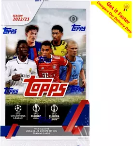 Caja de hobby de fútbol 2022/23 Topps UEFA Club Competitions NUEVA - Imagen 1 de 7