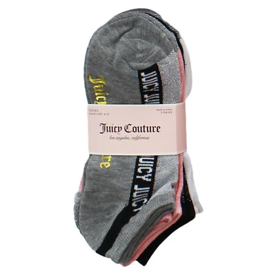 Носки Juicy Couture No Show Sock мультипак женские упаковка 5 шт., размер обуви 4-10 - Изображение 1 из 2