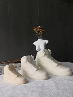 3D Sneaker Candle Mold Shoes Soap Making Mold DIY Craft Silicone Mold Decoration - Image 1 of 2
