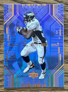 Terrell Davis 2000 Upper Deck Football Wired Insert Card #W2 Denver Broncos HOF - Picture 1 of 2