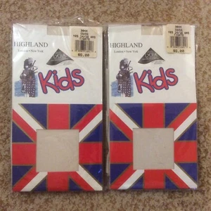 2 pairs of girls fashion tights. Size 14-16 y.o. Light beige - Picture 1 of 4