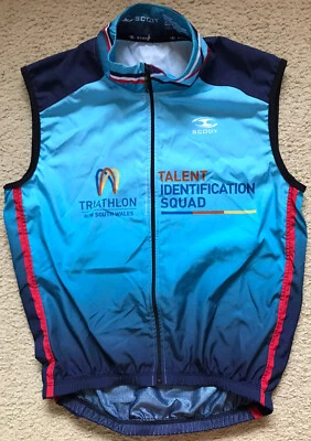 K196 New Genuine SCODY Australia Triathlon Tri Cycling Bike Vest Mens Size XXS - Image 1 of 4