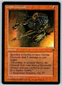1994 Fallen Empires Goblin Grenade (Spencer)1 Common - Picture 1 of 2