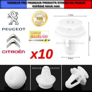 x10 FIXATION GARNITURE PORTE PEUGEOT CLIPS 307 308 407 206 207 3008 406 208 2008 - Imagen 1 de 7