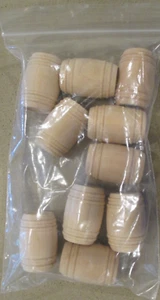 Spur G ZUGZUBEHÖR 1-5/8" Miniatur Pickle Barrel 10er SET UNVOLLENDET - Bild 1 von 2
