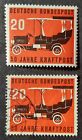Deutschland (West) 1955 SG1137 20pf schwarz und scharlachrot, Postverkehr, postfrisch und FU