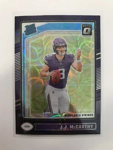 2024 Donruss Optic JJ McCarthy Purple Scope Prizm Rookie SP #235 Color Match - Bild 1 von 2