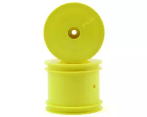 Team Losi Racing 12mm Hex 2.2" 1/10 Stadium Truck Wheels (2) (TLR 22T) (Yellow) - Picture 1 of 2
