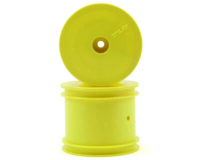 Team Losi Racing 12mm Hex 2.2" 1/10 Stadium Truck Wheels (2) (TLR 22T) (Yellow) - Image 1 of 2