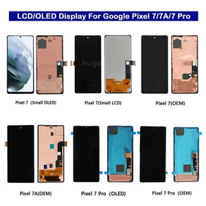 Repuesto Conjunto Pantalla Táctil Pantalla LCD/OLED Para Google Pixel 7/7 Pro/7A - Imagen 1 de 50