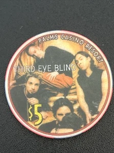 $5 Palms Las Vegas Third Eye Blind Casino Chip 2002 Rare - Picture 1 of 3