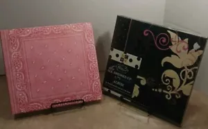 (2) 8x8 scrapbook album "All Dressed Up" & Pink Bandana 10 Page Top Load DCWV - Picture 1 of 3