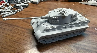 Tanque impreso en 3D 1/72 alemán Sd.Kfz.182 torreta King Tiger Henschel Foto 1 de 4
