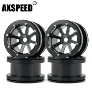 4Stück 2.2'' Metal Beadlock rims Felgen Set Für Wraith D90 TRX-4 1/10 RC Crawler - Bild 1 von 12