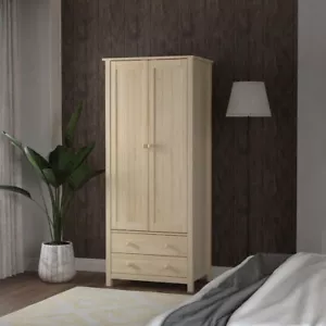 Wardrobe 2 Door and 2 Dresser Unfinished - By From the Tree Furniture - Picture 1 of 17