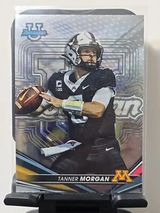 2022-23 Bowman's Best University Tanner Morgan Prospect #97 Minnesota University - Picture 1 of 6