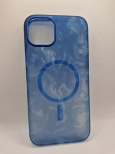 Funda OtterBox iPhone 15 Plus Figura Silicona MagSafe Azul Bayas y Crema - Imagen 1 de 8