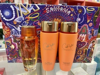 Juego de regalo de perfume para mujer CARLOS SANTANA EDP 3,4 oz + 6,7 oz Body Ltn & Wash, nuevo en caja Foto 1 de 4
