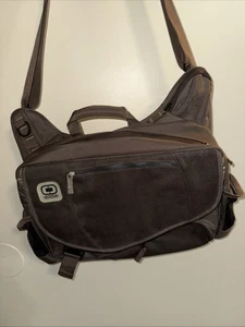 OGIO Design Hip-Hop-Kuriertasche Laptoptasche braun kariert Sling Organizer Umhängetasche B-4 - Bild 1 von 16