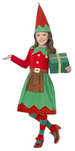 Smiffys Santa's Little Helper Costume, Red & Green (Size M) - Picture 1 of 7