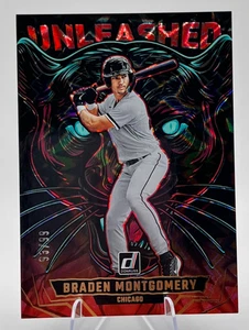 2025 Donruss Baseball Braden Montgomery #17 Unleashed Red Xplosion /99 - Picture 1 of 3
